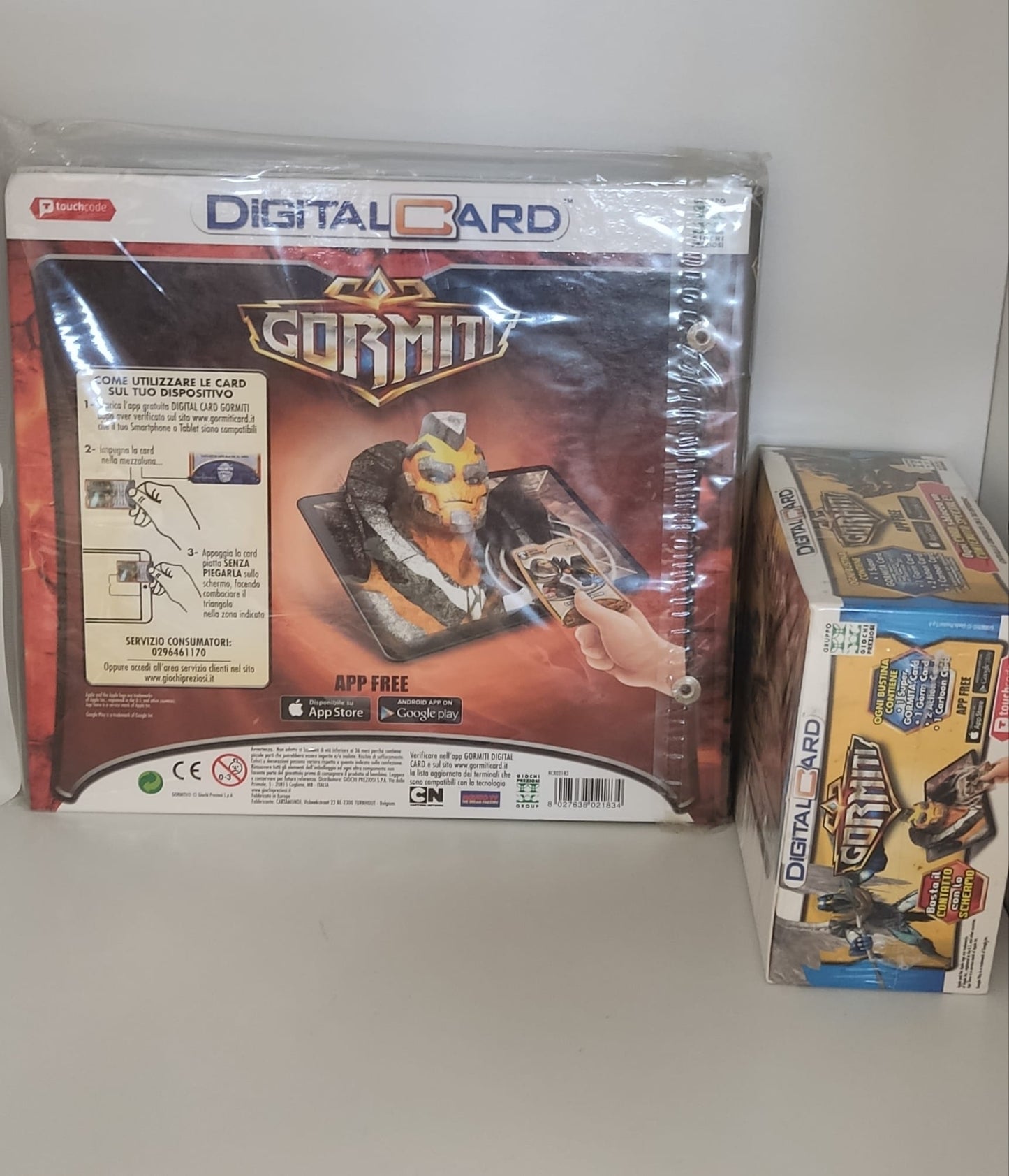 GORMITI DIGITAL CARD DISP.48 Bustine  PiÃ¹ Album con 2 bustine