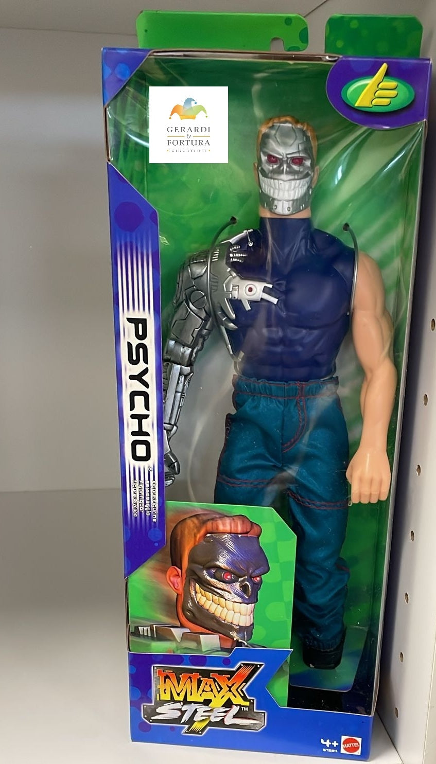 MAX STEEL Personaggio PSYCHO MATTEL