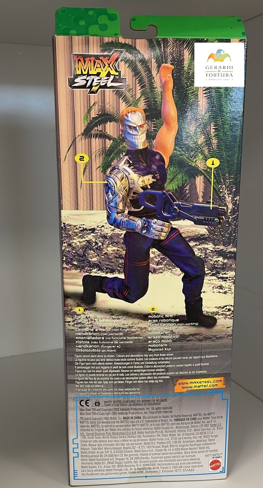 MAX STEEL Personaggio PSYCHO MATTEL