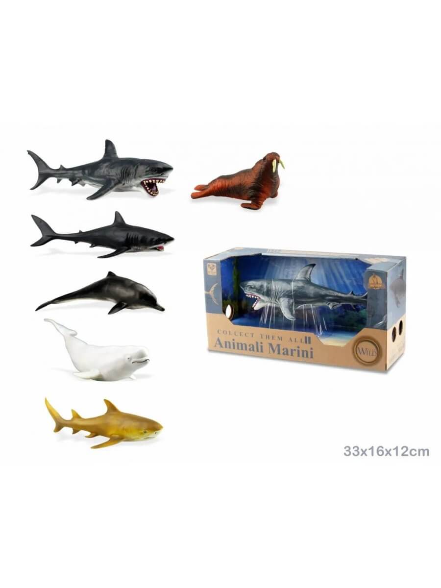 WILD LIFE SOFT ANIMALIMARINI 6 ASS