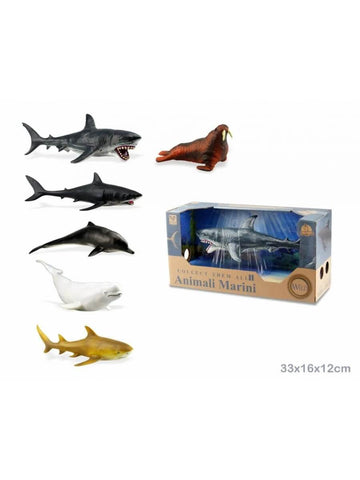 WILD LIFE SOFT ANIMALIMARINI 6 ASS