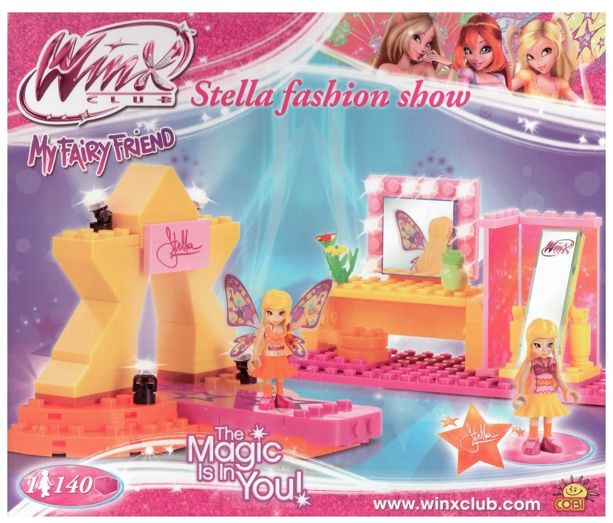 WINX COSTRUZIONI STELLA SET 140PZ