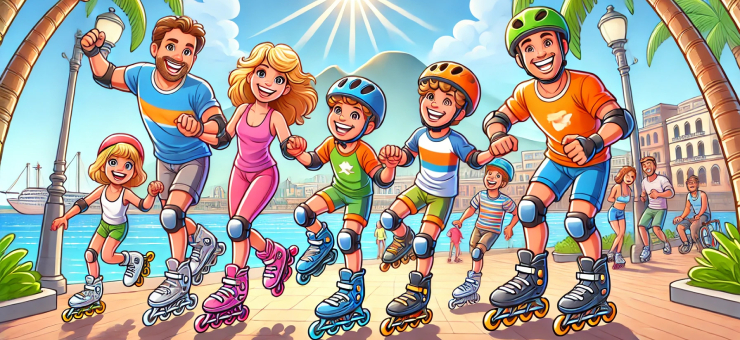 L'importanza del pattinaggio con i rollerblade per lo sviluppo motorio e l'equilibrio nei bambini