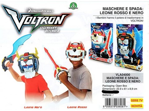 SET MASCHERA PIU' SPADA VOLTRON