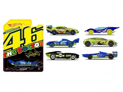 HOT WHEELS VALENTINO ROSSI VR46 ASS