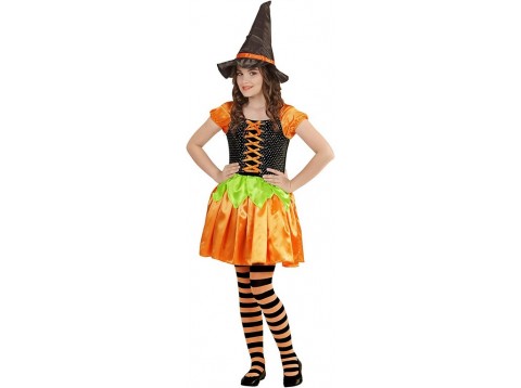 COSTUME STREGA ZUCCA PAIL.8-10 ANNI