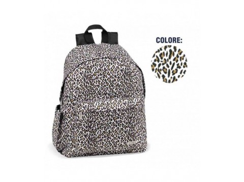 ZAINO AMERICANO ALLOVER LEOPARD COM