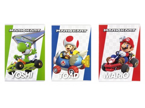 QUADERNO MAXI RIGO 10 MM MARIOKART