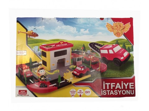 PLAYSET ROAD 204CM STAZIONE POMPIER