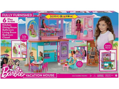 BARBIE CASA DI MALIBU' TV HCD50