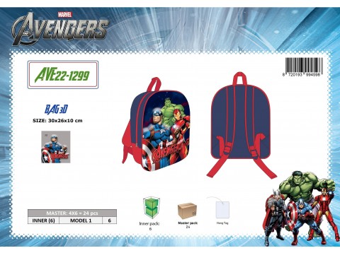 ZAINO AVENGERS 3D