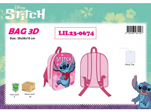 ZAINO STITCH 3D GIRL