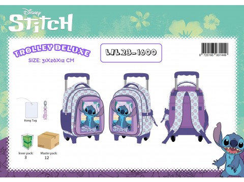 MINI TROLLEY DELUXE STITCH GIRL