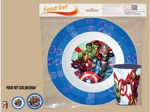 AVENGERS TRIS 3 PZ