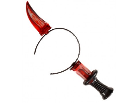 COLTELLO INSANGUINATO CERCHIETTO