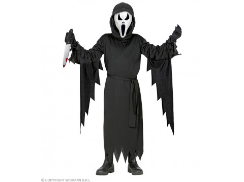 COSTUME SCREAMING GHOST 5-7 ANNI