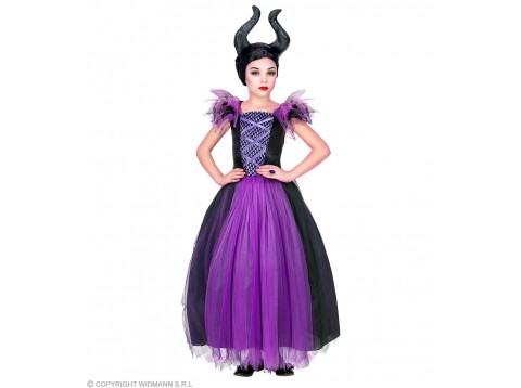 COSTUME MALEFICA TAGLIA 4-5 ANNI