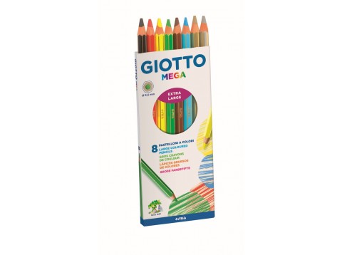 SET 8 PASTELLONI GIOTTO MEGA