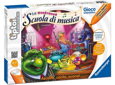 TIPTOI GIOCO MOSTRUOSA SCUOLA MUSIC