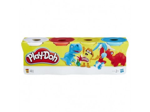 PLAYDOH CLASSIC COLOR 4 VASETTI