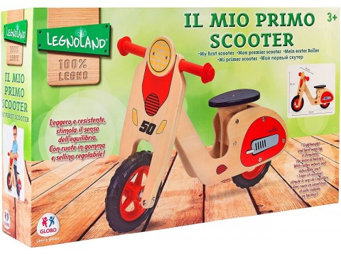 SCOOTER LEGNO C/SELLINO REGOLABILE