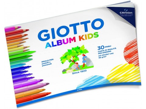 GIOTTO ALBUM DISEGNO A4 30 FG 90G.