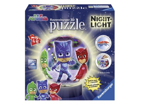 PUZZLEBALL 3D PJ MASKS 72PZ