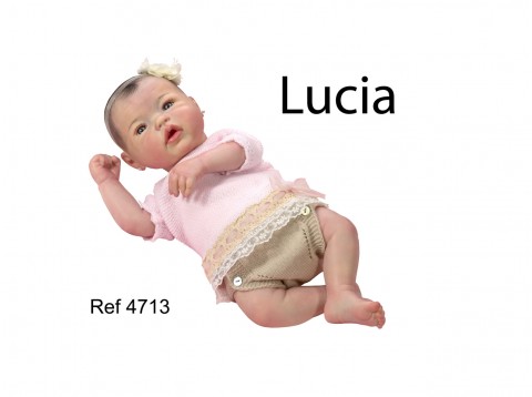 REBORN LUCIA BEIGE/ROSA 46CM 1,9KG