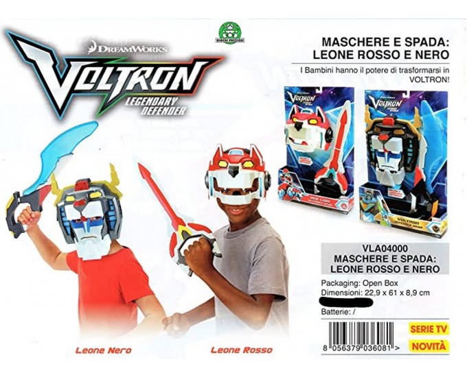SET MASCHERA PIU' SPADA VOLTRON