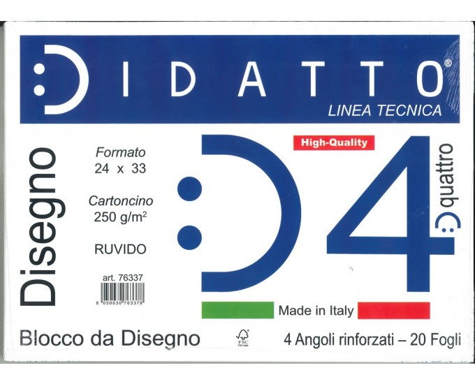 BLOCCO DIDATTO D4 24X33 R20F 250G