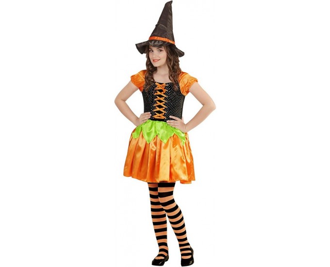 COSTUME STREGA ZUCCA PAIL.8-10 ANNI