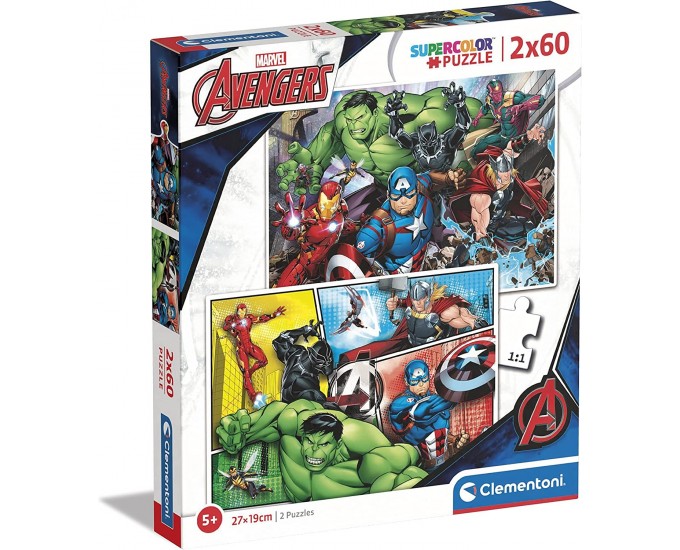PUZZLE 2X60 AVENGERS
