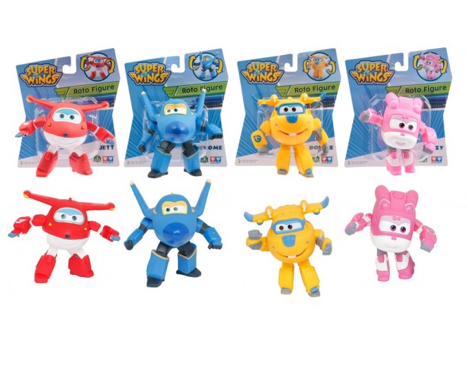 SUPERWINGS PERSONAGGI ROTANTI