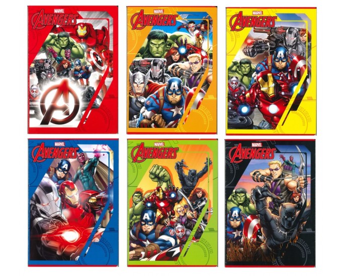 QUADERNO AVENGERS WORLD DEFEND RIG.