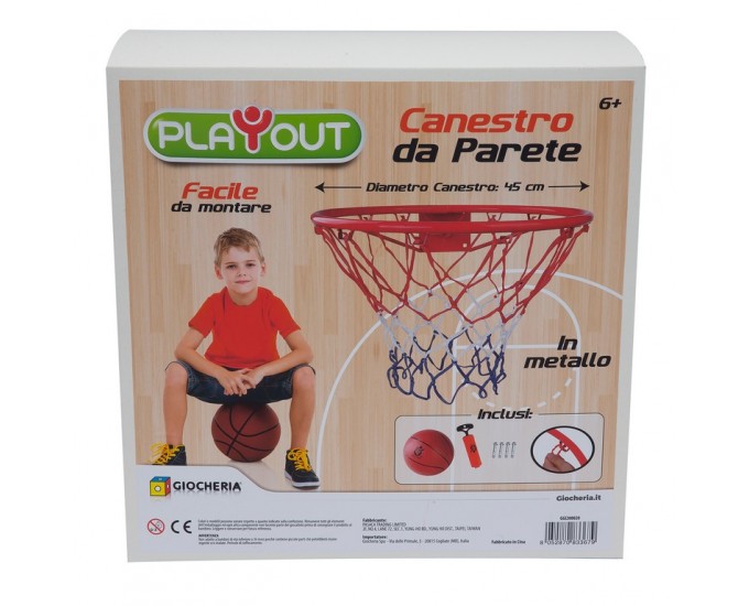 PLAY OUT - BASKET CANESTRO IN METAL