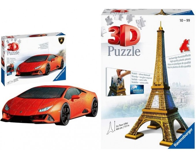 PUZZLE 3D LAMBORGHINI HURACAN EVO