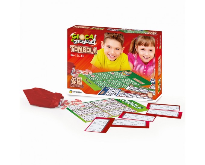 TOMBOLA 48 CARTELLE GIOCHERIA