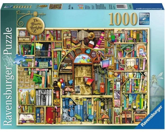 PUZZLE 1000 LA BIBLIOTECA BIZZARRA2