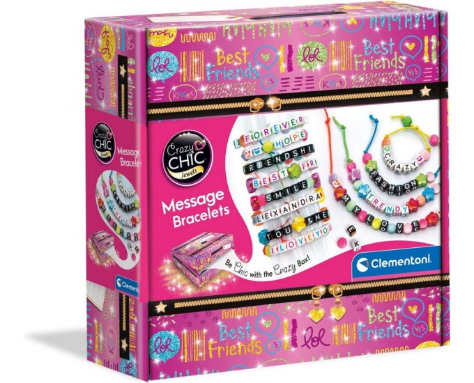 CRAZY CHIC BRACCIALETTI C/MESSAGGI