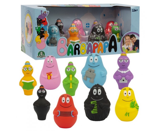 BARBAPAPA SET FAMIGLIA 9 PERS.