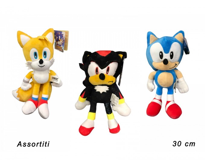 PELUCHE SONIC CON AMICI 30CM