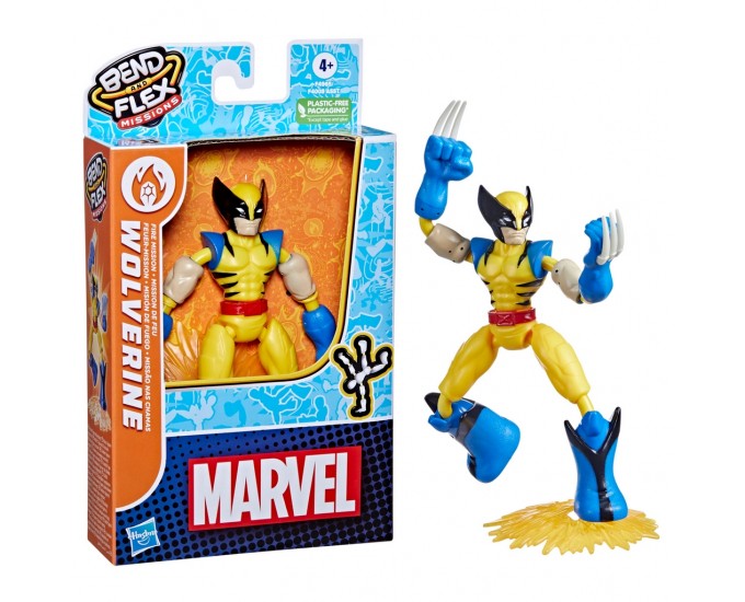 AVENGERS BEND FLEX WOLVERINE FIRE M