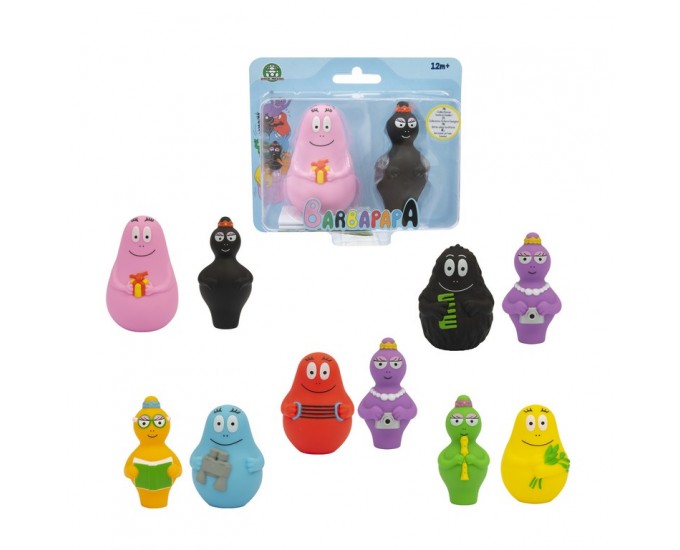 BARBAPAPA COPPIA PERSONAGGI 18CM