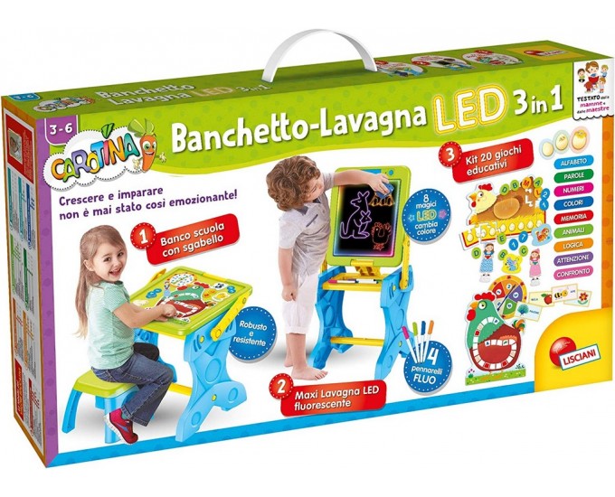 CAROTINA BANCHETTO LED GIOCO E IMPA