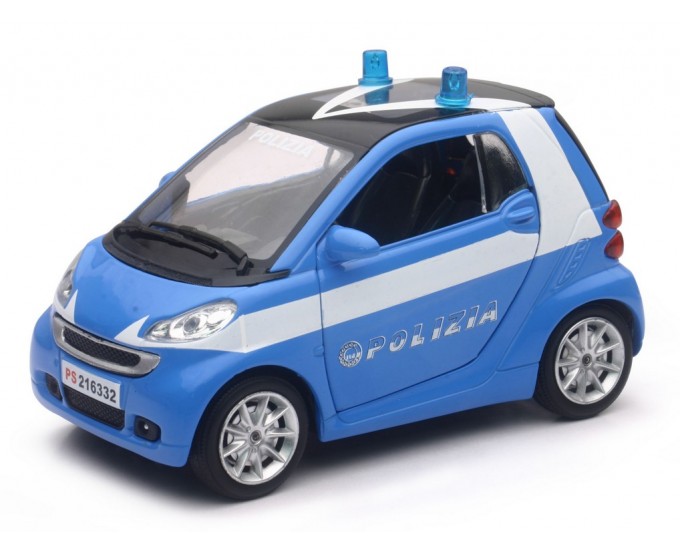 1:24 SMART FORTWO POLIZIA