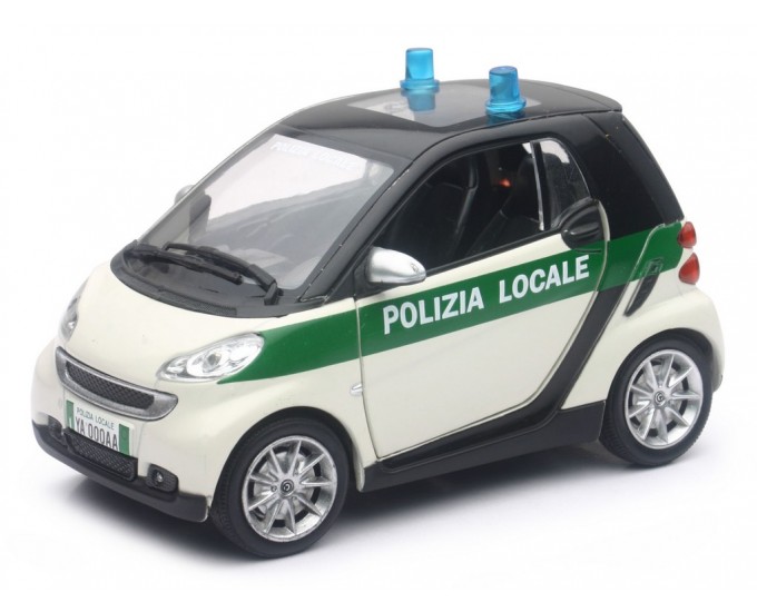 1:24 SMART FORTWO POLIZIA LOCALE