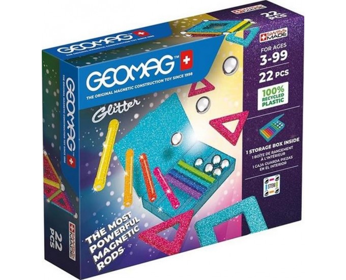 GEOMAG GLITTER PANELS RECYCLED 22 P