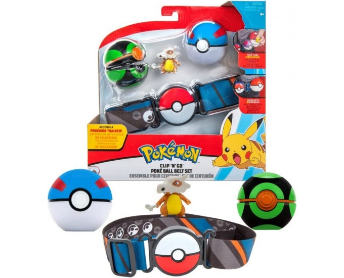 POKEMON CLIP N GO POKEBALL SET CINT