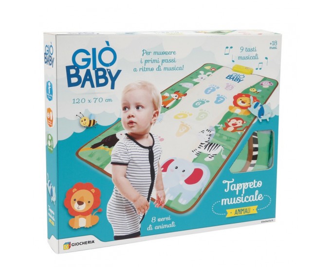 GIO' BABY - TAPPETO MUSICALE ANIMAL