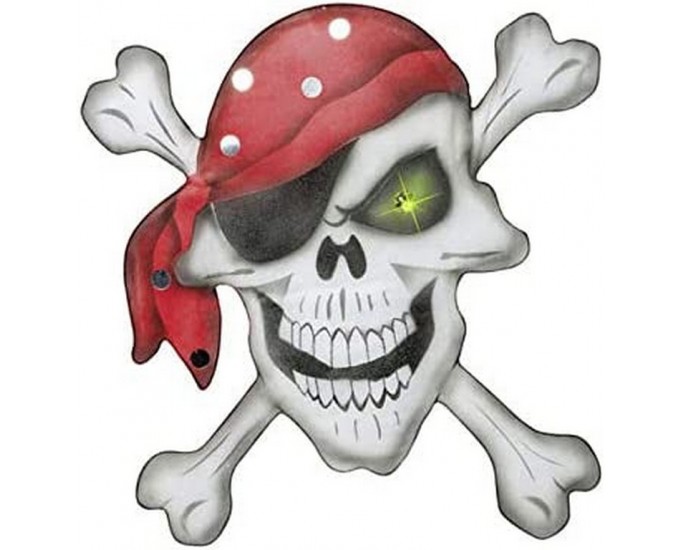 TESCHIO PIRATA CON OSSA INCROCIATE